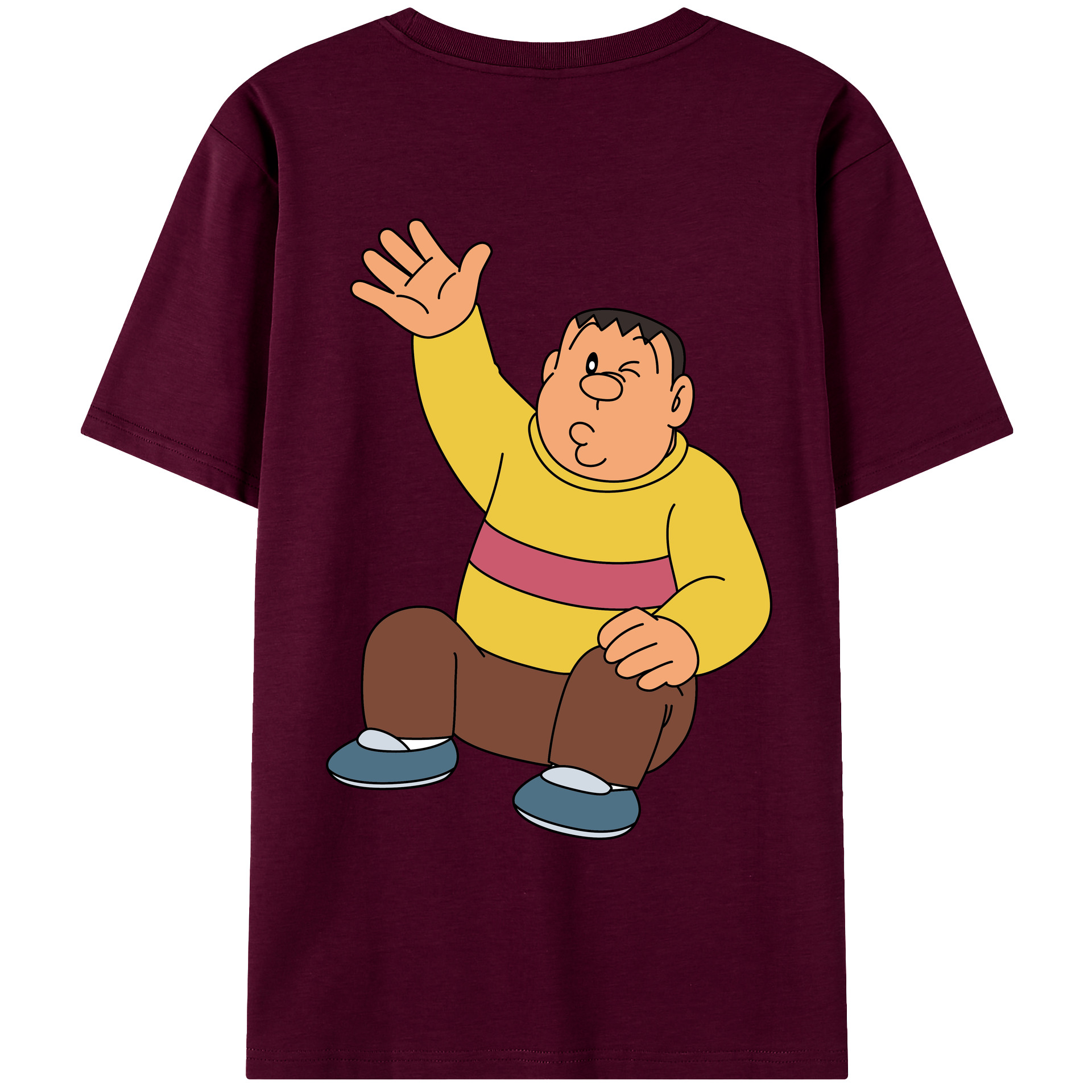 （画像用） ドラえもん 剛田武 Doraemon Gouta Takeshi レディース半袖Tシャツ(バックプリント)
